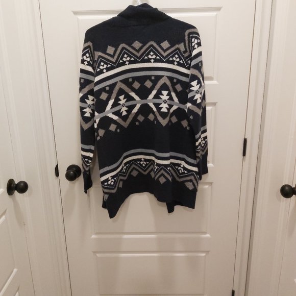 Blue Knit Cardigan - Picture 2 of 2